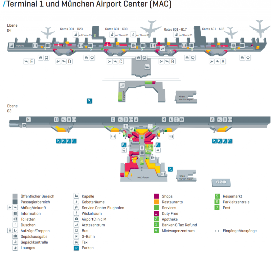 Flughafen München abflug